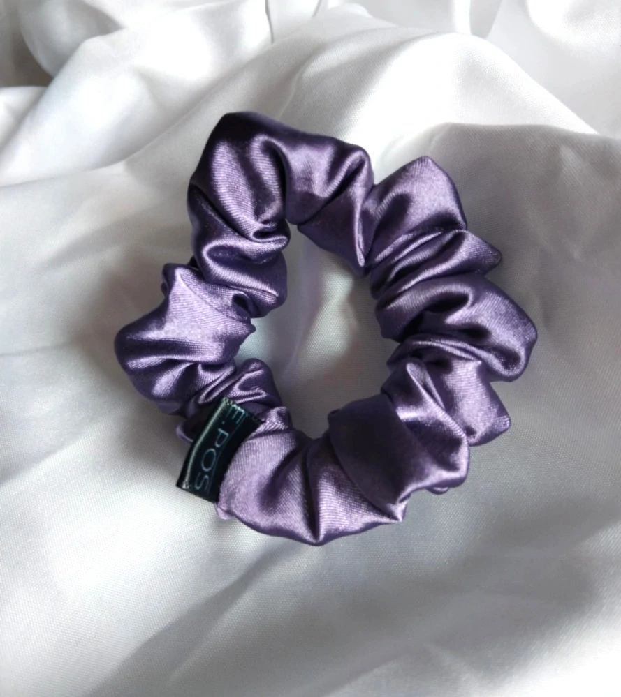Scrunchie mini fialová