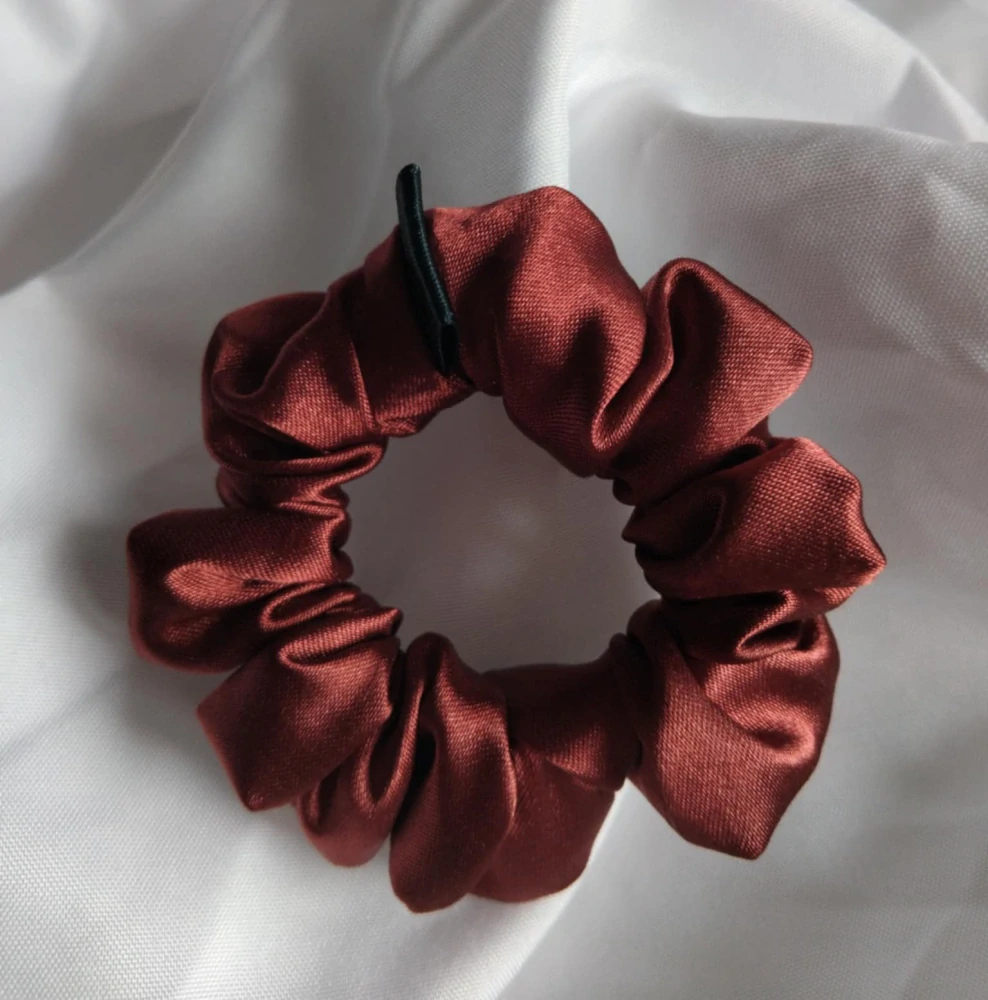 Scrunchie mini bronzová