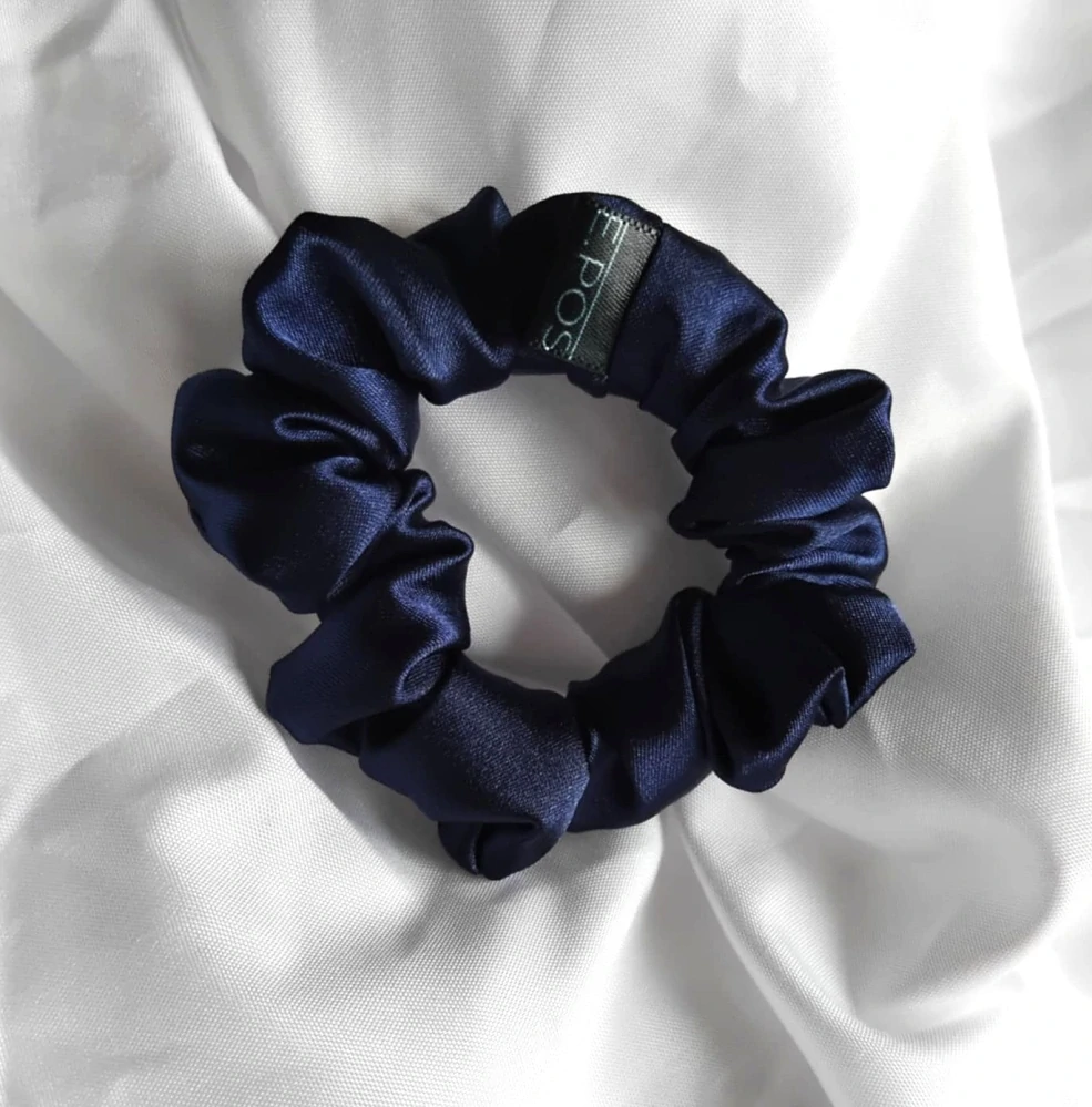 Scrunchie mini tmavě modrá