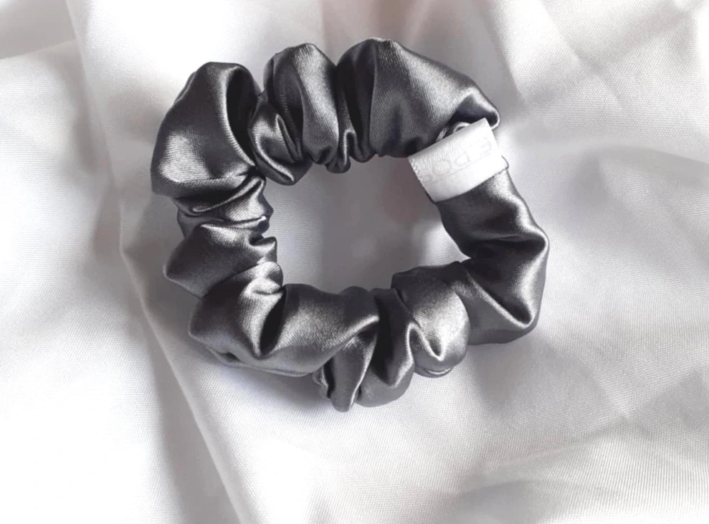Scrunchie mini štříbrná