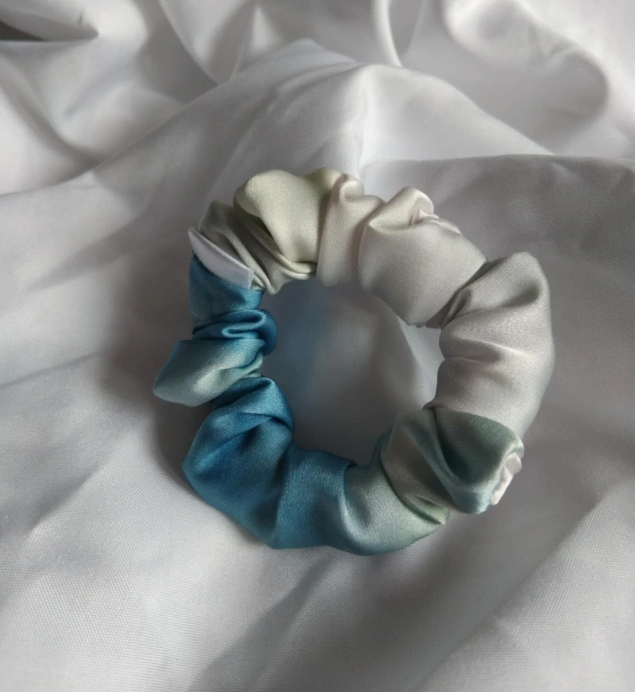 Scrunchie mini vzor 2 nebe