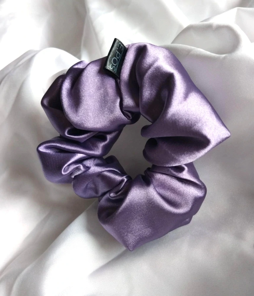 Scrunchie midi fialová