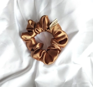 Scrunchie mini béžová