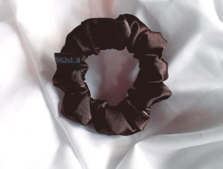 Scrunchie mini čokoládová