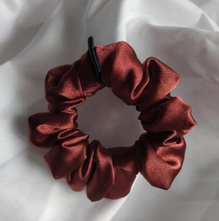 Scrunchie mini bronzová