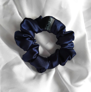 Scrunchie mini tmavě modrá