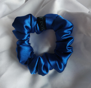 Scrunchie mini modrá