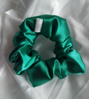 Scrunchie midi lahvově zelená