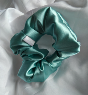 Scrunchie midi mentolová